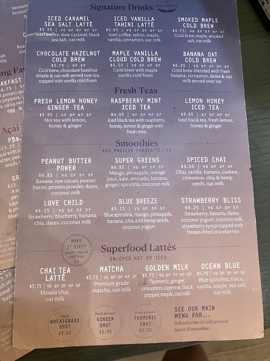 Life Alive Organic Cafe Back Bay Menu - Image 5